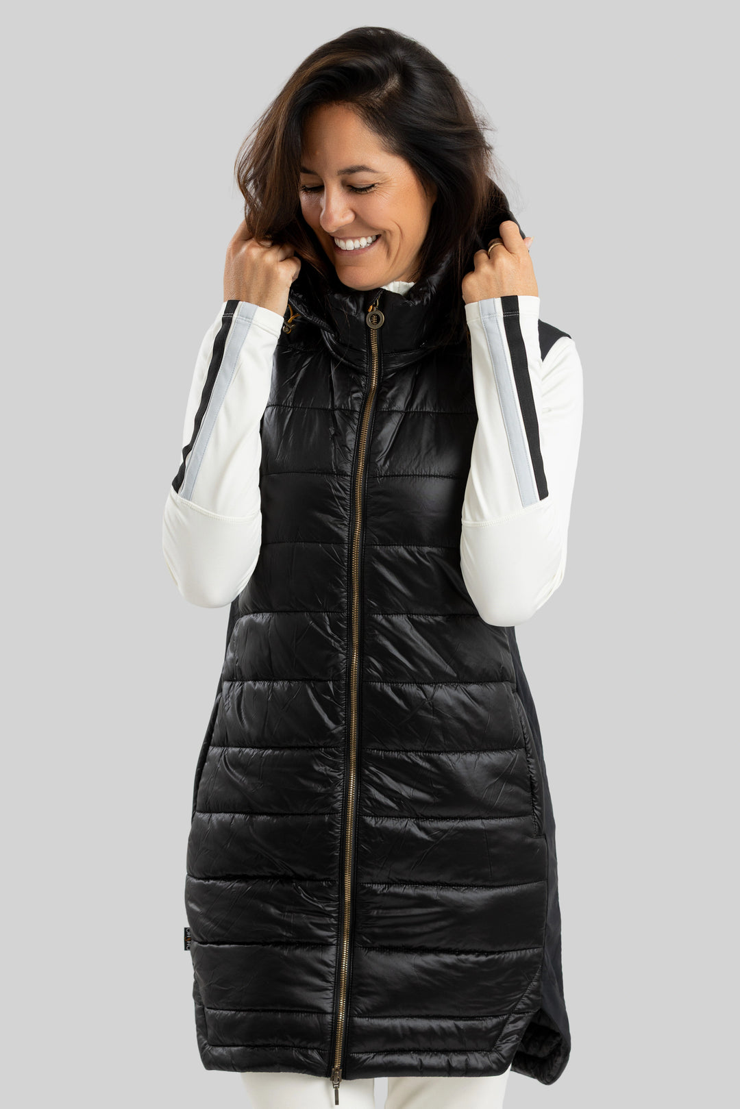 GLORIA Long vest with zip off hood OH25115 - OHSHO - 2025 Winter